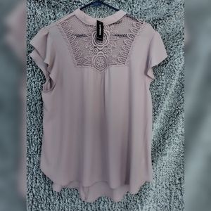 Express high collar shirt